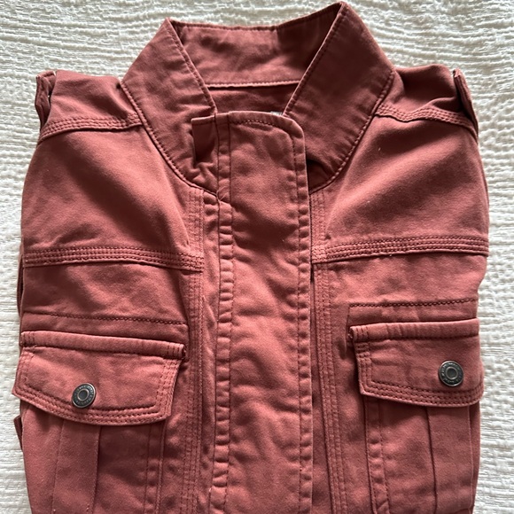 Rust colored utility jacket - Picture 7 of 8